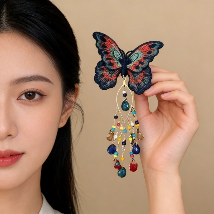 Embroidery Charm - Nowe chińskie spinki do włosów w