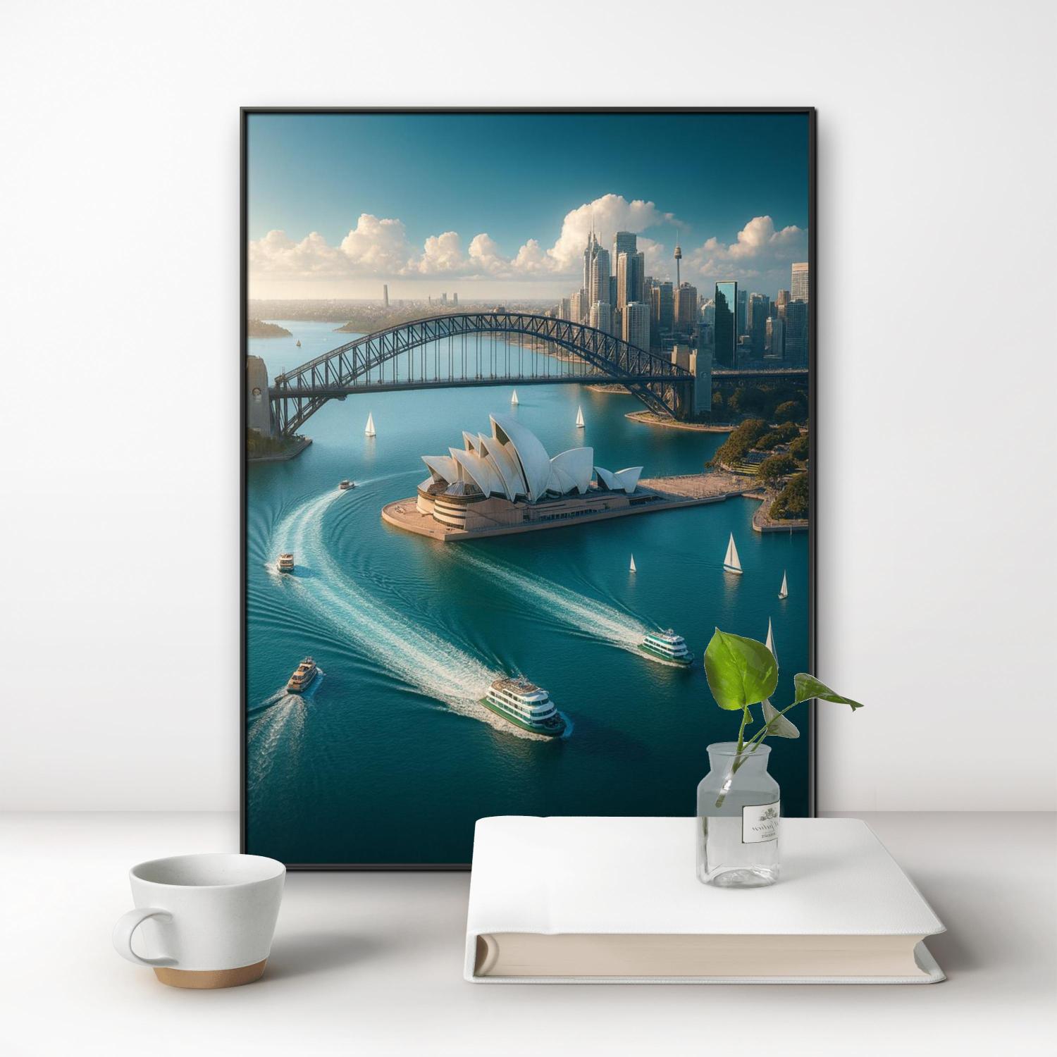 Embroidery In Australia - Realistyczny obraz diamentowy 5D z Wysoką