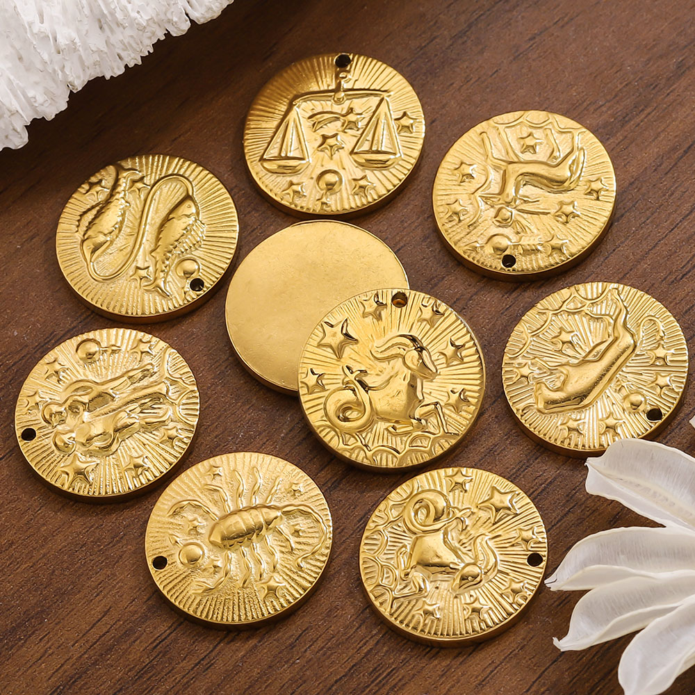 Embroidery Charm - 5 szt. Złączki ze stali nierdzewnej