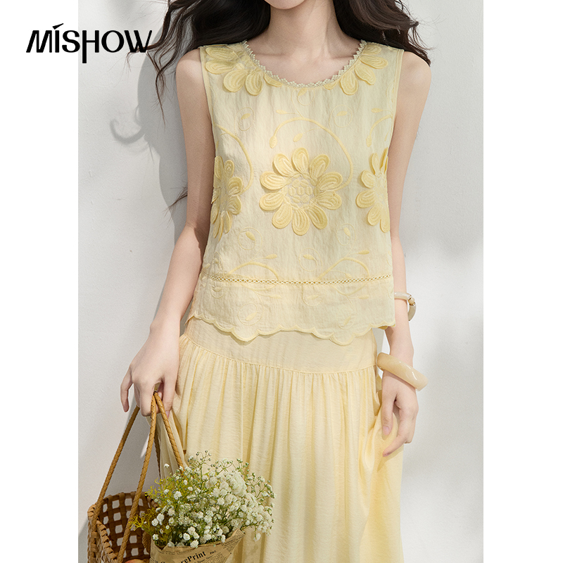 MISHOW Francuski Zestaw: Bluzk – Embroidery Blouse recenzja i cena