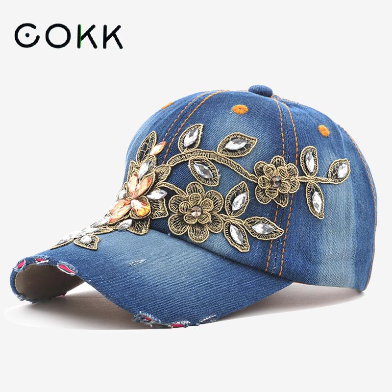 COKK damska czapka z daszkiem  – Embroidery Jeans Sakura recenzja i cena