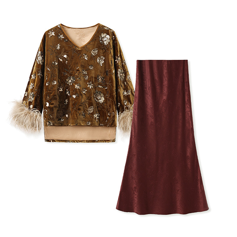 Zimowy zestaw bluzki z mankiet – Embroidery Blouse recenzja i cena