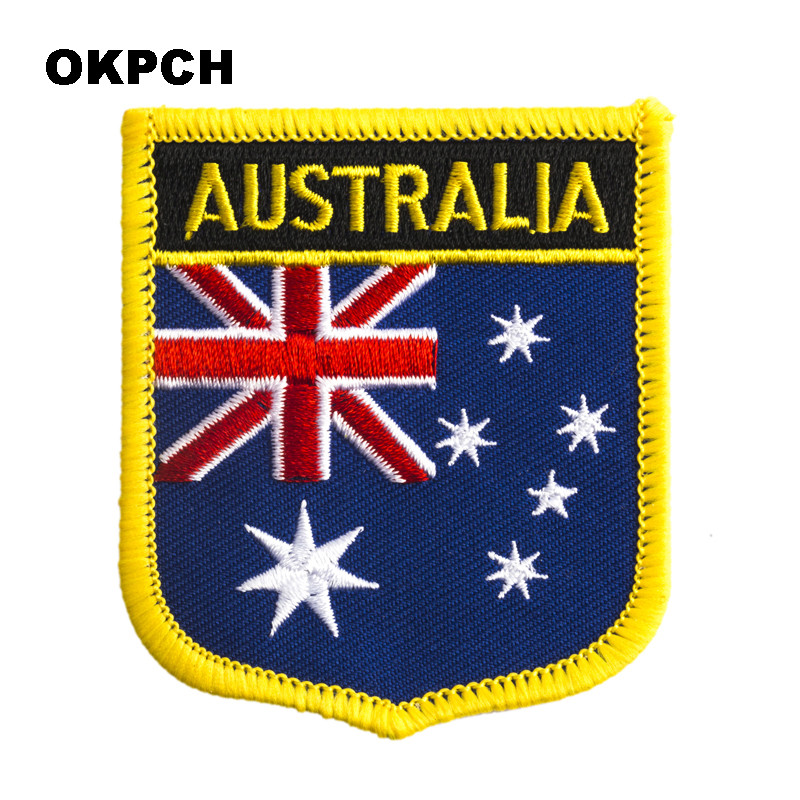 Australia Flag Shield Shape Ir – Embroidery In Australia recenzja i cena