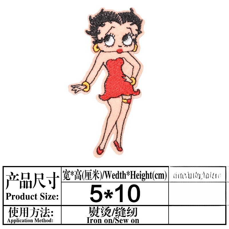 Naszywka Betty Boop, wysoki po – Embroidery Print recenzja i cena