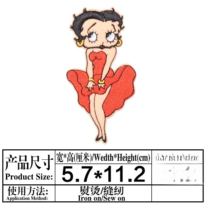 Naszywka Betty Boop, wysoki po – Embroidery Print recenzja i cena