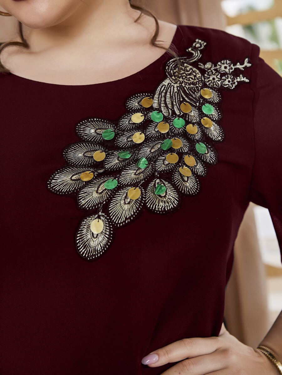 Damska bluzka szyfonowa z haft – Embroidery Blouse recenzja i cena