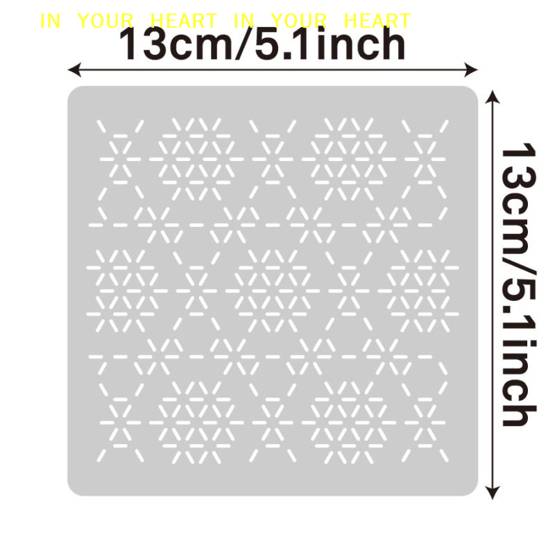 Szablon do geometrycznego patc – Embroidery Handicraft recenzja i cena