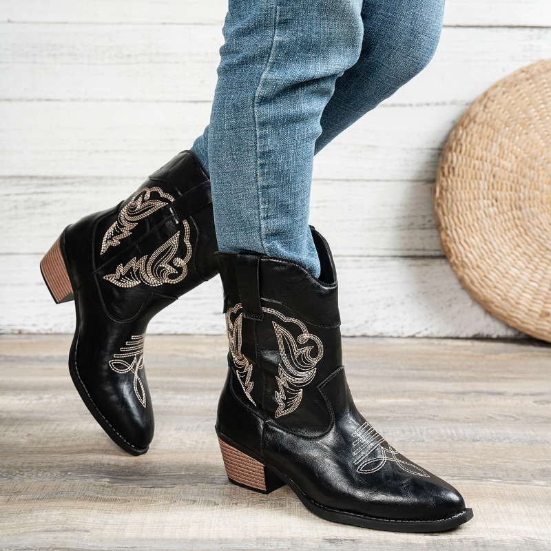 Damskie kowbojki westernowe, h – Embroidery Stitches recenzja i cena