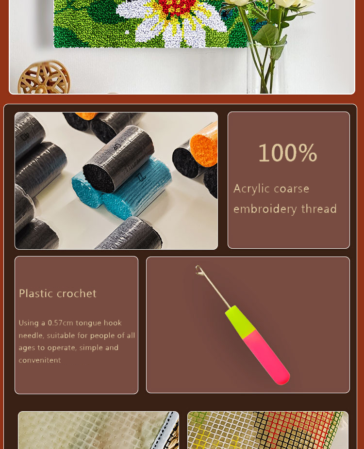 Zestaw do haftu pętelkowego, k – Printed Embroidery Kit recenzja i cena