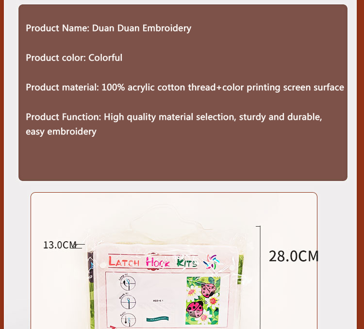 Zestaw do haftu pętelkowego, k – Printed Embroidery Kit recenzja i cena