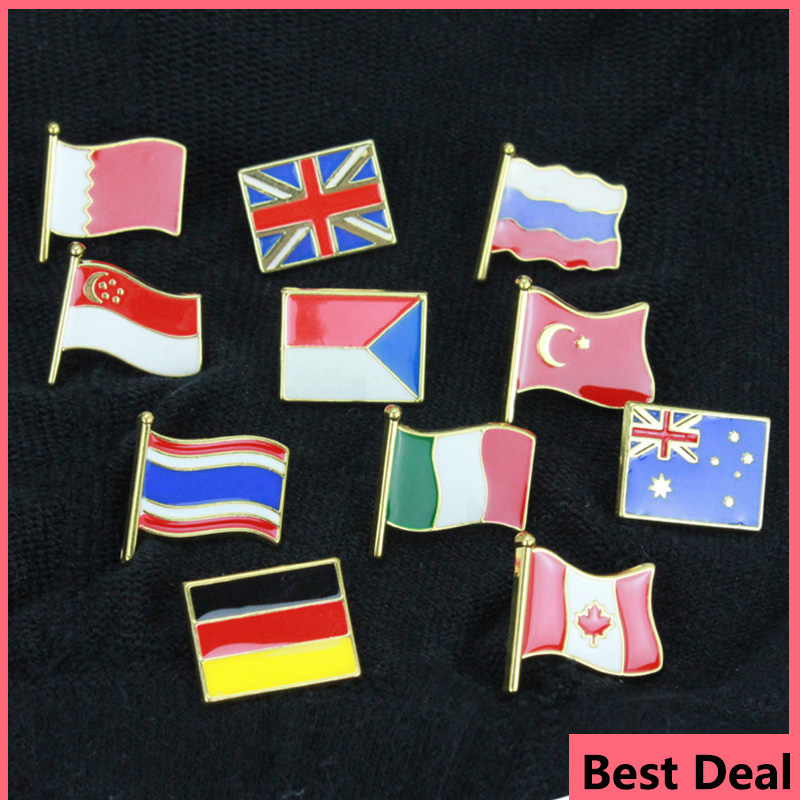 2024 Nowe flagi narodowe PIN E – Embroidery Australia recenzja i cena