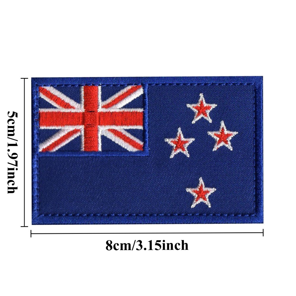 8*5cm Flaga Nowej Zelandii i A – Embroidery In Australia recenzja i cena