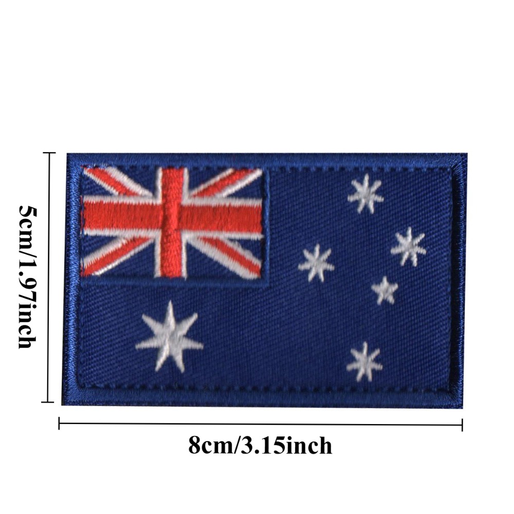 8*5cm Flaga Nowej Zelandii i A – Embroidery In Australia recenzja i cena