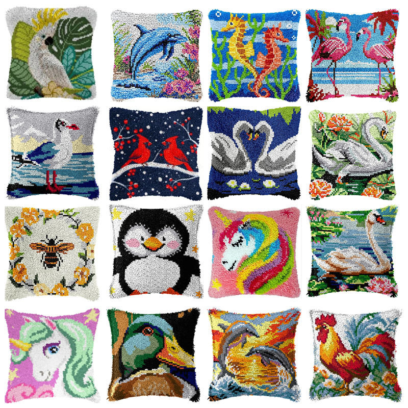 DIY ptak jednorożec poduszka r – Printed Embroidery Kit recenzja i cena