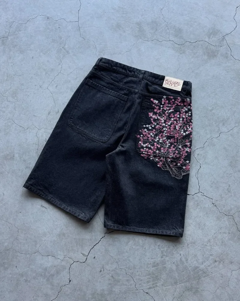 Spodenki jeansowe Sakura Pocke – Embroidery Jeans Sakura recenzja i cena