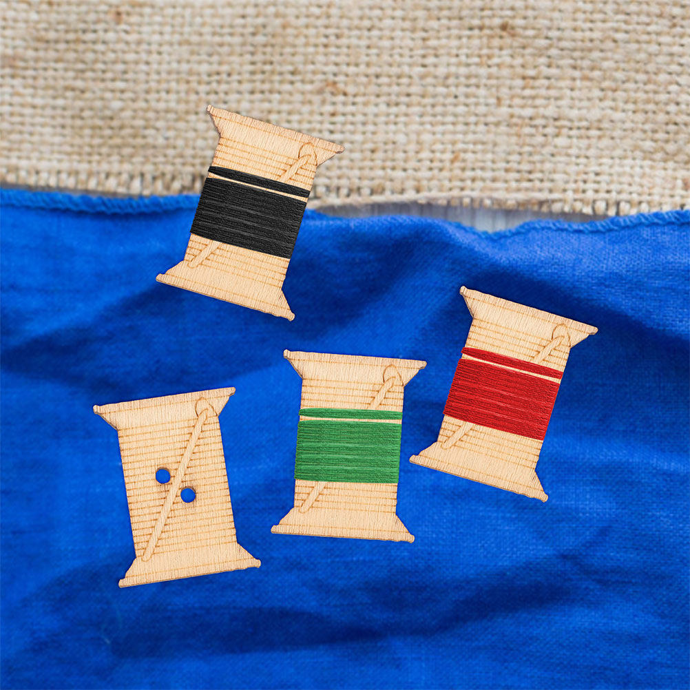 100 sztuk drewnianych szpulek  – Embroidery Tools recenzja i cena