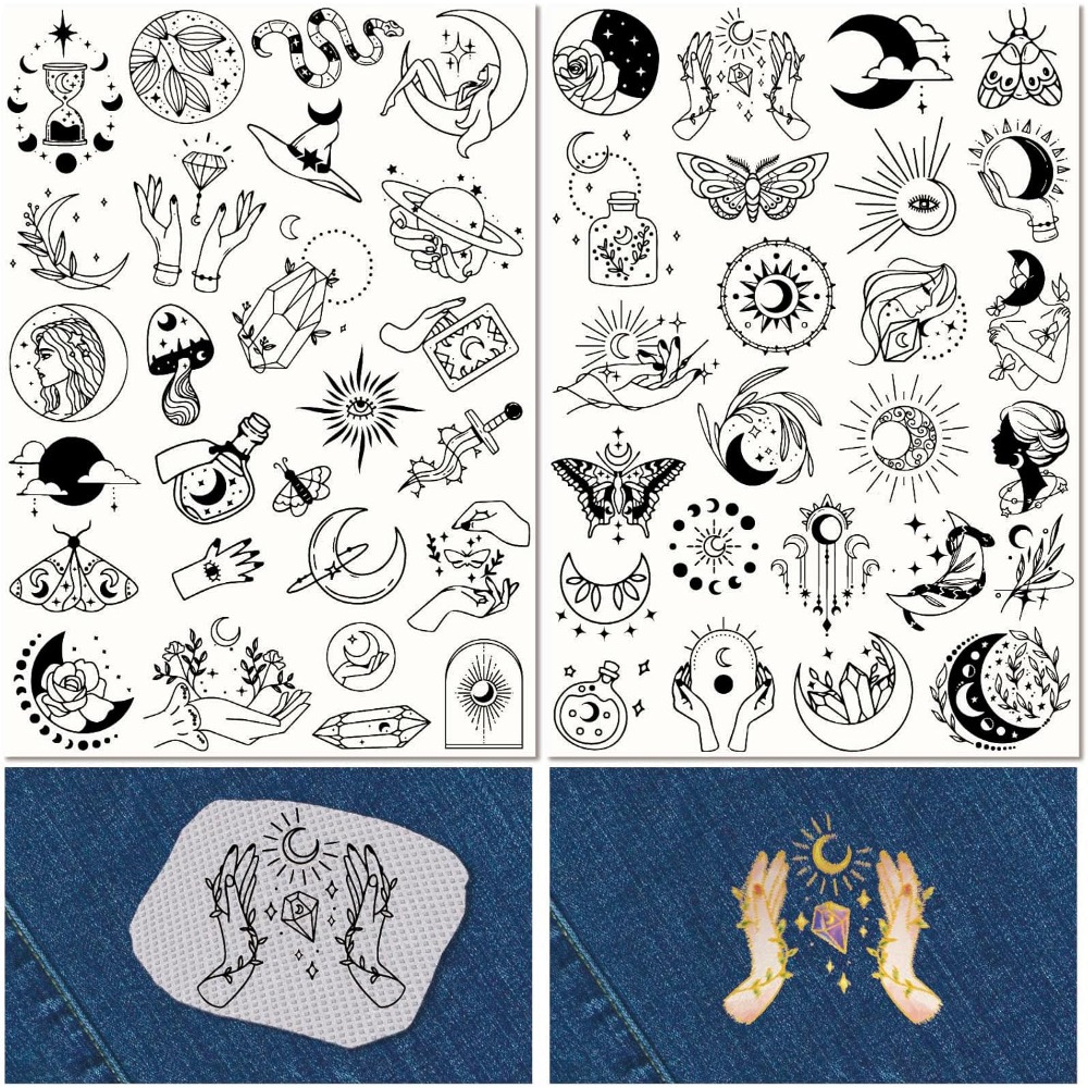 51Pcs Boho Moon Sun Rozpuszcza – Embroidery Stitches recenzja i cena